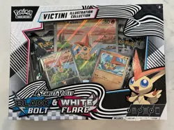 Pokemon Black Bolt White Flare Binder Poster Victini llustration Collection Set - Image 5