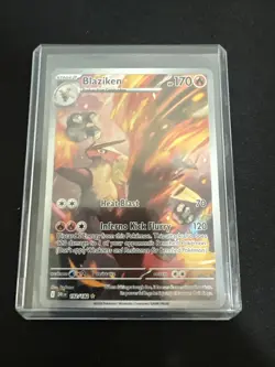Pokemon Blaziken 192/182 Destined Rivals Illustration, Rare, NM/Mint, SV10 - Image 1