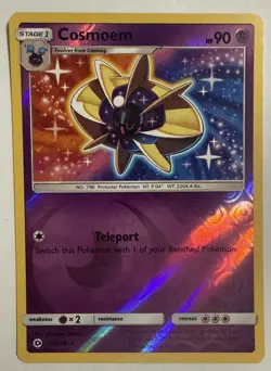 Cosmoem 61/156 Rev Reverse Holo SM Ultra Prism Pokemon NM - Image 1