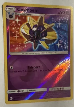 Cosmoem 61/156 Rev Reverse Holo SM Ultra Prism Pokemon NM - Image 2