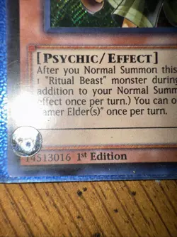 Yugioh Ritual Beast Tamer Elder Secret Rare RA03 - Image 2