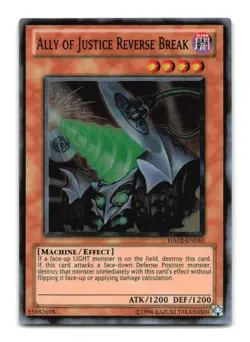Ally of Justice Reverse Break - HA02-EN050 Super Rare - YuGiOh-LP - Image 1