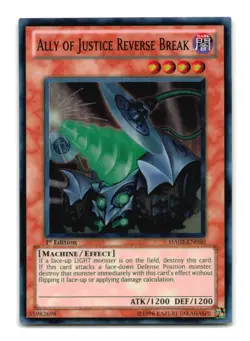 Ally of Justice Reverse Break - HA02-EN050 1st Edition Super Rare - YuGiOh-LP - Image 1