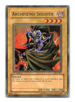 Archfiend Soldier - DCR-057 1st Edition Rare - YuGiOh-LP - Image 1