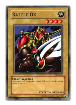 Battle Ox - SDK-005 - YuGiOh-LP - Image 1