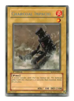 Charcoal Inpachi - SOD-EN001 1st Edition Rare - YuGiOh-LP - Image 1