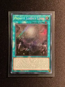 Yugioh Primite Lordly Lode BLMM-EN172 Battles of Legend: Monster Mayhem NM - Image 1