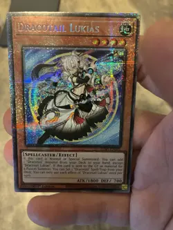 Yugioh! TCG - Dracotail Lukias - Starlight Rare - Justice Hunters - JUSH-EN001 - Image 1