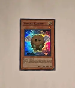YUGIOH WINGED KURIBOH TLM-EN005 SUPER RARE LP - Image 1