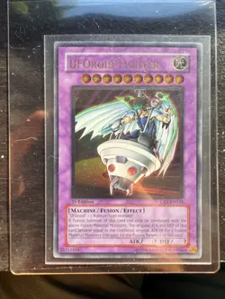 Yugioh UFOroid Fighter CRV-EN034 Ultimate Rare 1st Edition NM- LP+ - Image 1