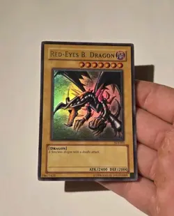 Yugioh Red-Eyes Black Dragon SDJ-001 Ultra Rare LP - Image 3