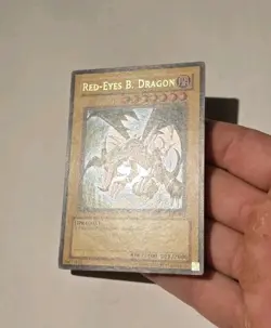 Yugioh Red-Eyes Black Dragon SDJ-001 Ultra Rare LP - Image 4