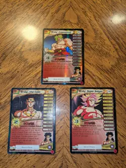Broly the Calm Level 1-3 Movie Promo Card Set Dragon Ball Z Score - Image 1