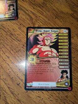 Broly the Calm Level 1-3 Movie Promo Card Set Dragon Ball Z Score - Image 3