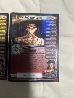 Broly the Calm Level 1-3 Movie Promo Card Set Dragon Ball Z Score - Image 2