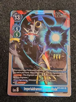 Digimon Card Game Imperialdramon Dragon Mode BT3-031 Super Rare NM - Image 1