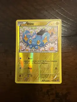 Pokemon TCG Shinx Breakpoint Reverse Holo Card 44/122 Common NM - Image 1
