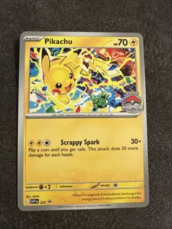 Pokemon Pikachu world Championship 2025 Promo Card SVP 225 - Image 1