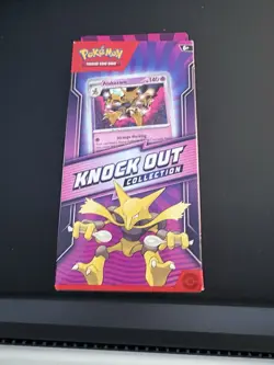 Alakazam Holo Pokemon Knockout Collection Box Plus Promo Card 082/167 - 2 Packs - Image 1