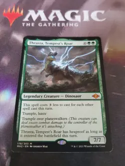 Mtg. Thrasta, Tempest's Roar. Modern Horizons 2. Pack Fresh - Image 1