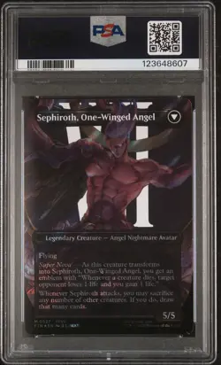 PSA 10 - Sephiroth #0527 (Borderless Surge Foil) - MTG Final Fantasy EN - Image 2