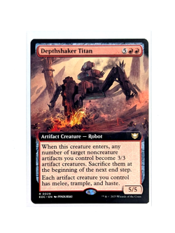 Depthshaker Titan R 0029 Extended Art REGULAR MTG Edge Of Eternities EOC EN NM/M - Image 1