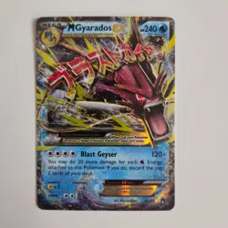 Mega Gyarados Shiny EX 27/122 Breakpoint Holo Pokemon Card - Image 1