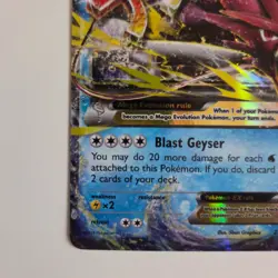 Mega Gyarados Shiny EX 27/122 Breakpoint Holo Pokemon Card - Image 5