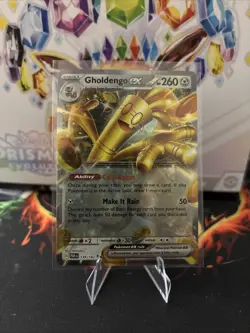 Pokemon Gholdengo EX TCG 139/182SV04: Paradox Rift Double Rare Holo Card - Image 2