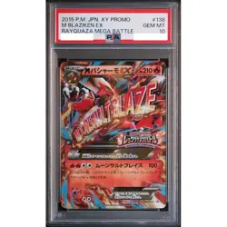 PSA 10 M Blaziken EX 138/XY-P Rayquaza Mega Battle Pokemon Card Japanese 2015 GM - Image 1