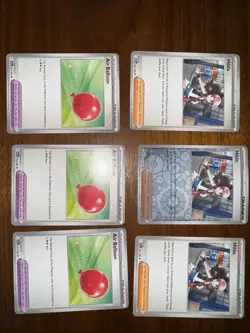 Pokemon Card Hilda & Air Balloon Trainer Cards. - Image 1