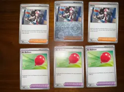 Pokemon Card Hilda & Air Balloon Trainer Cards. - Image 2