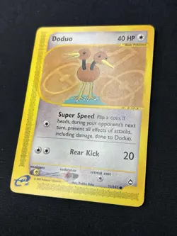 Doduo 73/147 - Aquapolis E-Series WOTC Vintage Non-Holo Pokemon Card - LP - Image 2