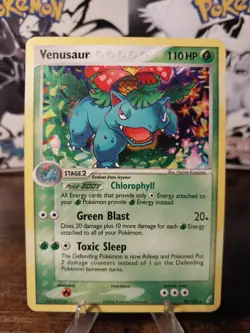 Pokemon - EX Crystal Guardians - Venusaur 28/100 Holo MP/LP Card - Image 1