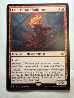 MTG / Emberheart Challenger / BLB / #0133 / Regular / Rare / NM - Image 1