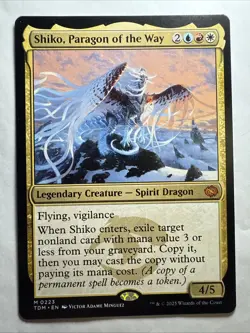 Shiko, Paragon of the Way (223) Tarkir: Dragonstorm TDM MTG Magic - Image 1