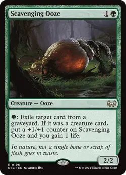 Scavenging Ooze Commander: Duskmourn: House of Horror MTG MAGIC - Image 1