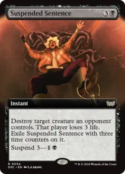 Suspended Sentence (Extended Art) Commander: Duskmourn: House of Horror MTG MAGI - Image 1