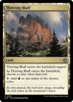 Thriving Bluff Commander: The Lost Caverns of Ixalan MTG Magic - Image 1