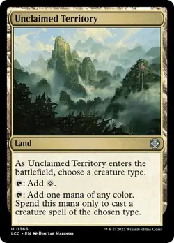 Unclaimed Territory Commander: The Lost Caverns of Ixalan MTG Magic - Image 1