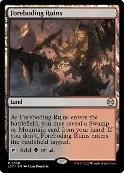 Foreboding Ruins Commander: The Lost Caverns of Ixalan MTG Magic - Image 1