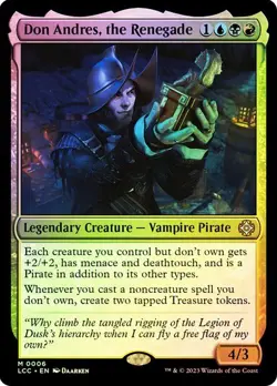 Don Andres, the Renegade Commander: The Lost Caverns of Ixalan MTG Magic - Image 1