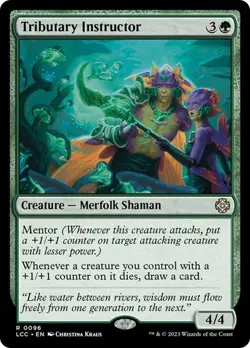 Tributary Instructor Commander: The Lost Caverns of Ixalan MTG Magic - Image 1