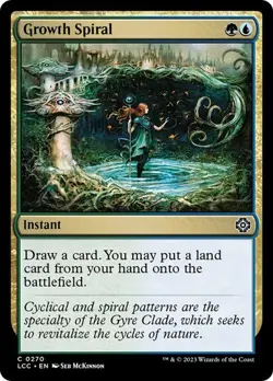 Growth Spiral Commander: The Lost Caverns of Ixalan MTG Magic - Image 1