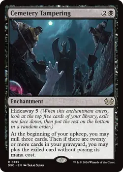 Cemetery Tampering Commander: Duskmourn: House of Horror MTG MAGIC - Image 1