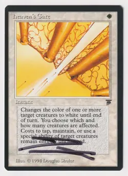 Signed Heaven's Gate Proof NM Legends Artist Douglas Shuler 1994 MTG Magic AP! - Image 1