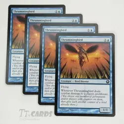 Thrummingbird x4 Playset 4x MTG Magic the Gathering Scars of Mirrodin SOM - Image 1
