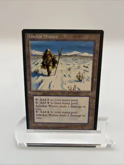 Adarkar Wastes Ice age 1995 Excellent Mtg Magic the Gathering Mike Raabe - Image 1