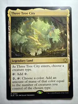 Three Tree City R MTG Bloomburrow M/NM, English - Image 1