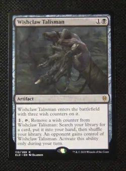 MTG WISHCLAW TALISMAN Artifact Throne of Eldraine - Image 1